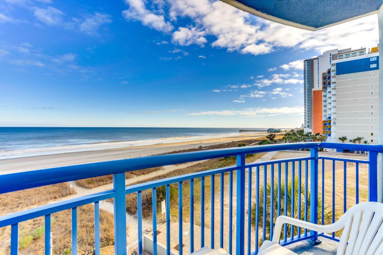 Beachfront Condo W Balcony In Myrtle Beach Eksteriør bilde